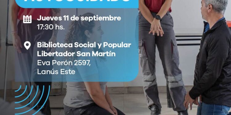Lanús Gobierno brindará nuevas Jornadas de Autocuidado en Lanús Este