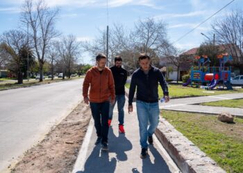 Avanzan las obras en la nueva plaza de Donato Álvarez y Pirovano