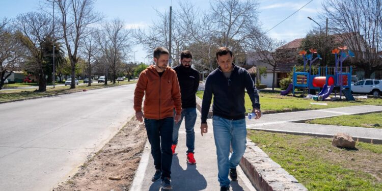 Avanzan las obras en la nueva plaza de Donato Álvarez y Pirovano