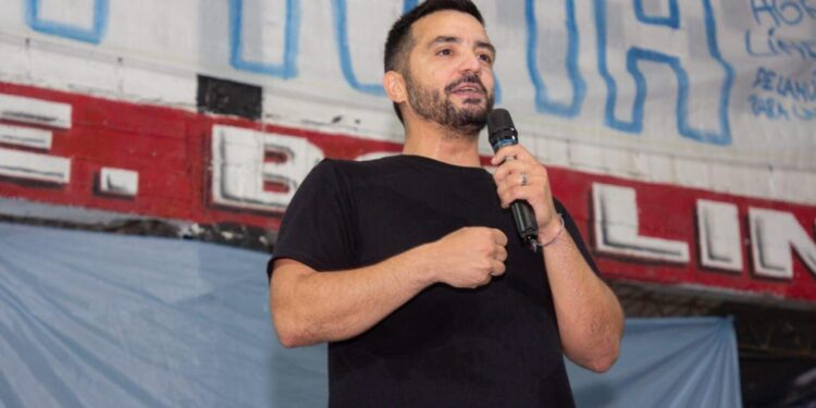 AGUSTÍN BALLADARES ENCABEZO“EL ENCUENTRO DE LA FAMILIA PERONISTA”