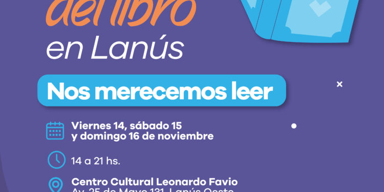 LANÚS GOBIERNO INVITA A PARTICIPAR DE UNA NUEVA EDICIÓN DE LA FERIA DEL LIBRO