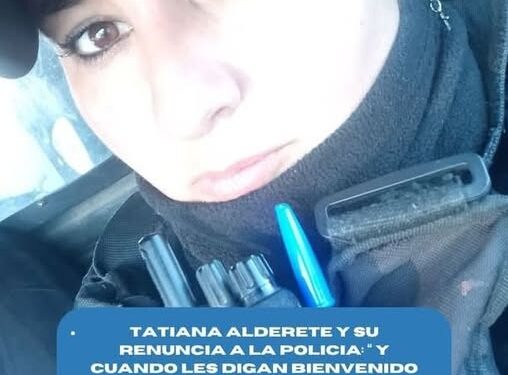 CARTA ABIERTA AL GOBIERNO DE UNA POLICÍA DE SANTA FE QUE RENUCIÓ.