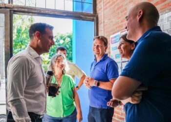 JULIÁN ÁLVAREZ SUPERVISÓ LA PUESTA EN VALOR DE LA ESCUELA SECUNDARIA N° 10 DE REMEDIOS DE ESCALADA