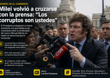 Milei volvió a confrontar con la prensa en el Congreso y defendió a Adorni en medio de denuncias