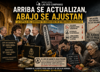 Ajuste para abajo, aumentos para arriba: la cúpula del poder ya cobra más de $7 millones