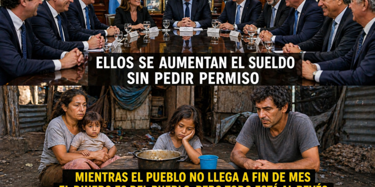 El saqueo silencioso: hambre en el pueblo, privilegios en el poder
