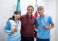 ULIÁN ÁLVAREZ RECONOCIÓ A LOS DEPORTISTAS LANUSENSES QUE SE DESTACARON EN LOS JUEGOS SURAMERICANOS DE LA JUVENTUD
