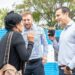 JULIÁN ÁLVAREZ Y FEDERICO OTERMÍN RECORRIERON LAS OBRAS EN EL CORREDOR LYNCH