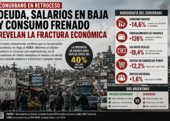Conurbano en retroceso: deuda, salarios en baja y consumo frenado revelan la fractura económica