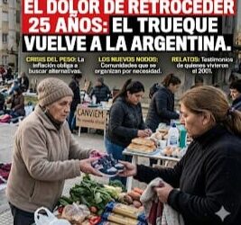 EL DOLOR DE RETROCEDER 25 AÑOS: EL TRUEQUE VUELVE A LA ARGENTINA DE LA CRISIS