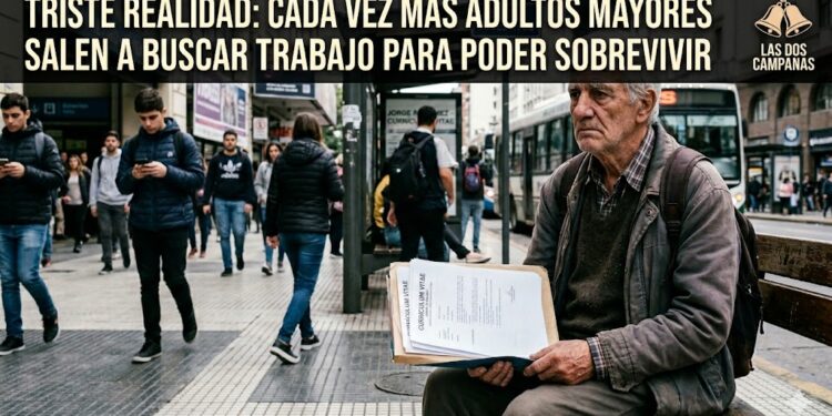 Triste realidad: cada vez más adultos mayores salen a buscar trabajo para poder sobrevivir