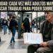 Triste realidad: cada vez más adultos mayores salen a buscar trabajo para poder sobrevivir