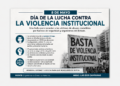 Lucha contra la Violencia Institucional, una herida que sigue abierta