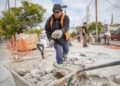LANÚS GOBIERNO AVANZA CON LAS OBRAS SOBRE EL CORREDOR LUGONES EN REMEDIOS DE ESCALADA