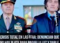 Crece la crisis en las Fuerzas Armadas: recortes, salarios de pobreza y fuerte ajuste del Gobierno de Milei