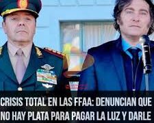Crece la crisis en las Fuerzas Armadas: recortes, salarios de pobreza y fuerte ajuste del Gobierno de Milei