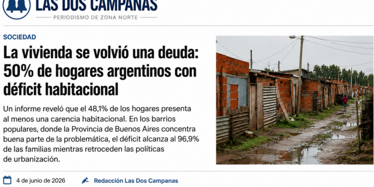 La vivienda se volvió una deuda: casi la mitad de los hogares argentinos enfrenta déficit habitacional