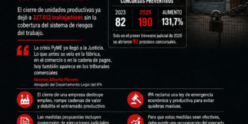 Alarma PyME: la crisis ya llegó a los tribunales y amenaza miles de empleos en Argentina