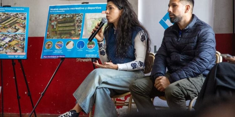 LANÚS GOBIERNO ANUNCIÓ LA CONSTRUCCIÓN DE UN ESPACIO RECREATIVO Y DEPORTIVO EN EL BARRIO LA MAQUINITA