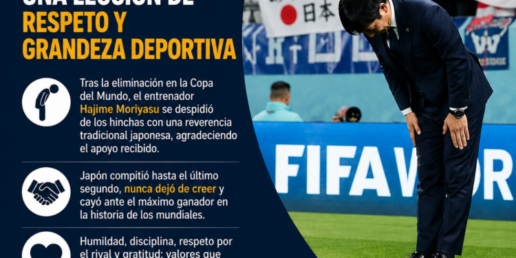 Japón dejó una lección de respeto, dignidad y gratitud tras su eliminación