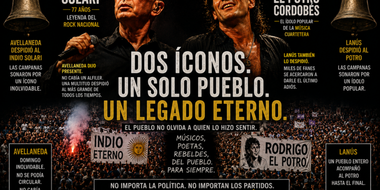 El adiós al Indio Solari: una despedida popular que volvió a demostrar el poder de los íconos frente a la política