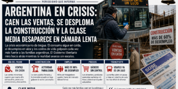 Argentina 2026: consumo en caída, empleo en crisis y una clase media que se desvanece