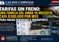 Tarifas sin freno: una familia del AMBA ya necesita casi $300.000 por mes para pagar servicios y transporte
