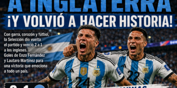 Argentina hizo historia ante Inglaterra: las Malvinas siguen en disputa, pero la gloria es celeste y blanca
