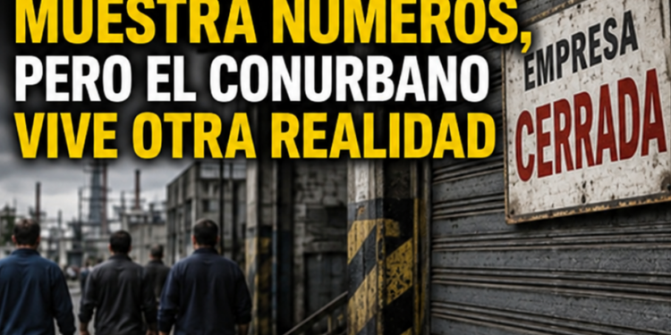 La economía de Milei muestra números, pero el conurbano vive otra realidad: cierre de empresas y destrucción de empleo