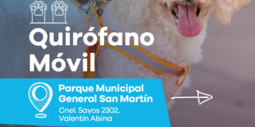 LANÚS GOBIERNO SIGUE CON EL QUIRÓFANO MÓVIL EN EL PARQUE MUNICIPAL GENERAL SAN MARTÍN
