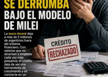 El crédito se derrumba bajo el modelo de Milei: la mora récord deja a millones de argentinos fuera del sistema financiero