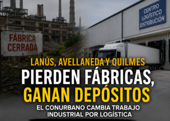 Del cordón industrial a los galpones: el conurbano pierde fábricas y cambia trabajo por logística