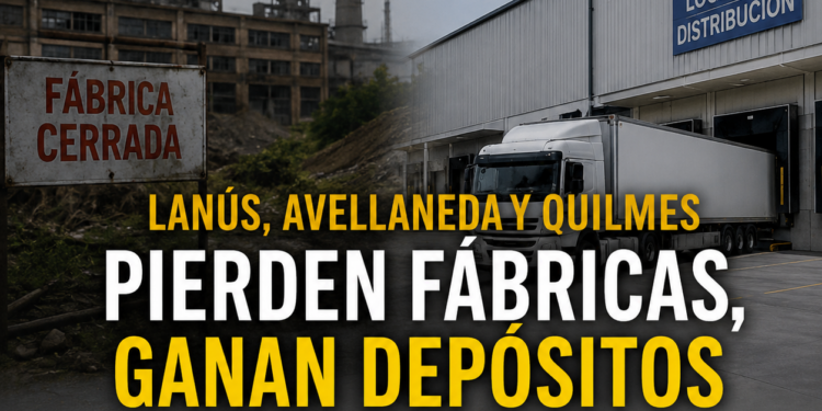 Del cordón industrial a los galpones: el conurbano pierde fábricas y cambia trabajo por logística