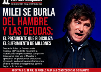 REPUDIO A LAS DECLARACIONES DE MILEI: CUANDO LA BURLA REEMPLAZA A LA RESPONSABILIDAD