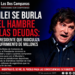 REPUDIO A LAS DECLARACIONES DE MILEI: CUANDO LA BURLA REEMPLAZA A LA RESPONSABILIDAD