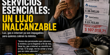 SERVICIOS ESENCIALES: UN LUJO INALCANZABLE PARA JUBILADOS Y PENSIONADOS
