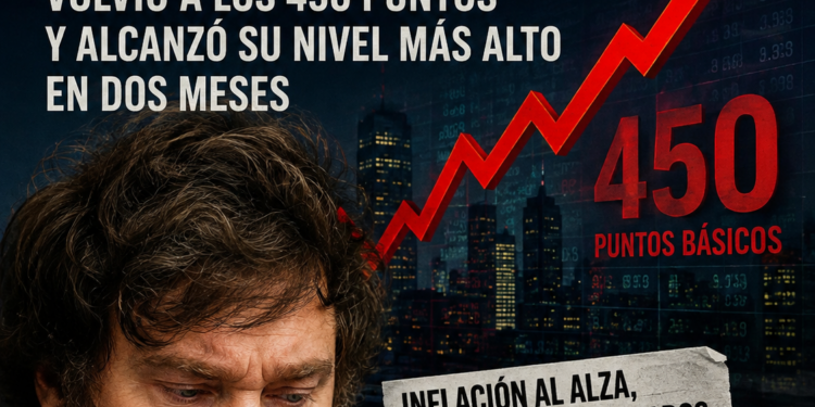 EL RIESGO PAÍS SUBE Y LA REALIDAD DESMIENTE EL RELATO OFICIAL