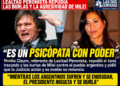 LEALTAD PERONISTA REPUDIA EL TONO AGRESIVO DE MILEI: “NO SE PUEDE GOBERNAR BURLÁNDOSE DEL SUFRIMIENTO DEL PUEBLO”