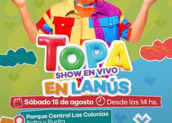 LANÚS CELEBRARÁ EL DÍA DE LAS INFANCIAS CON LA PRESENTACIÓN DE TOPA