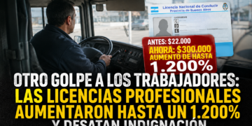 OTRO GOLPE A LOS TRABAJADORES: LAS LICENCIAS PROFESIONALES AUMENTARON HASTA UN 1.200% Y DESATAN INDIGNACIÓN