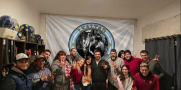 AGUSTÍN BALLADARES Y NOELIA CLAURE: EL PERONISMO DE LANÚS SE ORGANIZA JUNTO A LOS COMPAÑEROS DE VILLA CARAZA PARA ENFRENTAR LA CRISIS
