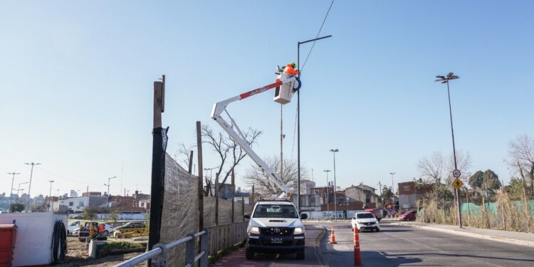 LANÚS GOBIERNO AVANZA CON LAS OBRAS EN EL DISTRITO LA RIBERA