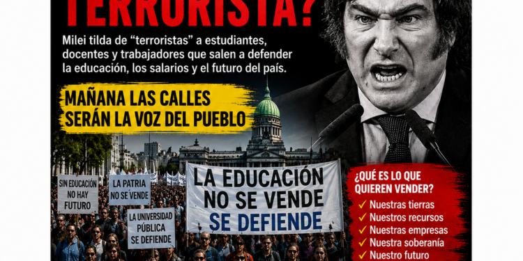 ¿PROTESTAR ES SER TERRORISTA? EL DISCURSO QUE PROFUNDIZA LA GRIETA EN LA ARGENTINA