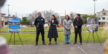 LANÚS GOBIERNO INICIÓ LAS OBRAS DE PUESTA EN VALOR DE LA PLAZA SAN JOSÉ OBRERO DE LANÚS OESTE