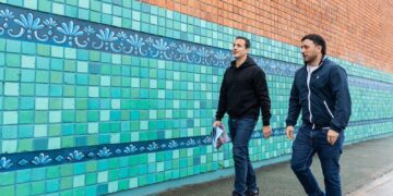 JULIÁN ÁLVAREZ RECORRIÓ LAS OBRAS DE MEJORAMIENTO DEL ESPACIO PÚBLICO EN LOS ALREDEDORES DEL CEMENTERIO MUNICIPAL