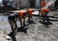 LANÚS GOBIERNO SIGUE CON LAS OBRAS DEL PLAN DE PAVIMENTACIÓN EN EL DISTRITO