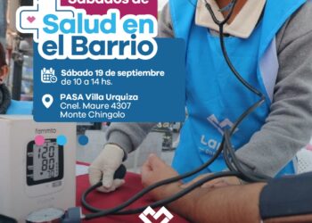 LANÚS GOBIERNO HARÁ UN NUEVO OPERATIVO «SÁBADOS DE SALUD EN EL BARRIO» EN MONTE CHINGOLO
