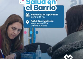 LANÚS GOBIERNO LLEVARÁ A CABO UN NUEVO OPERATIVO DE “SÁBADOS DE SALUD EN EL BARRIO” EN VALENTÍN ALSINA