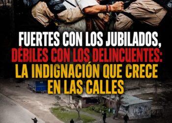 FUERTES CON LOS JUBILADOS, DÉBILES CON LOS DELINCUENTES: LA INDIGNACIÓN QUE CRECE EN LAS CALLES