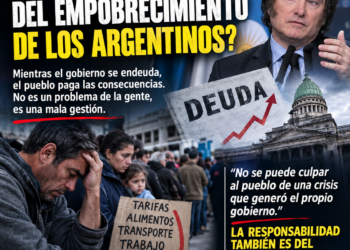 ¿QUIÉN SE HACE RESPONSABLE DEL EMPOBRECIMIENTO DE LOS ARGENTINOS?